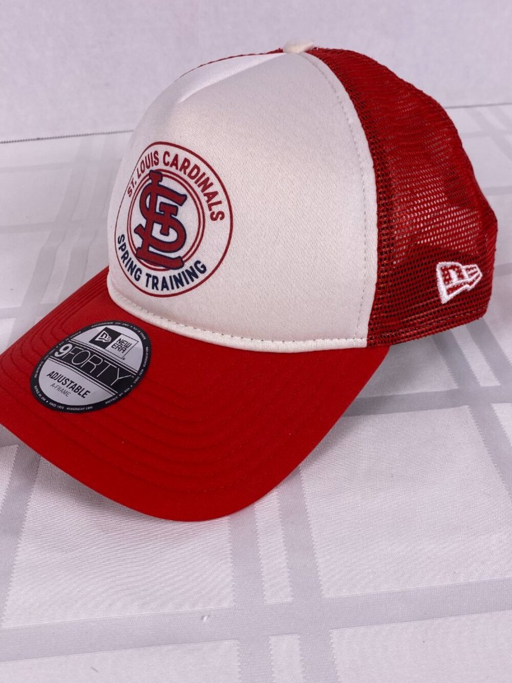 St Louis cardinals Spring Training Women's A-Frame style hat. Red/Wht adjustable - Picture 2 of 10